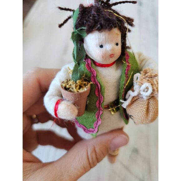 heart felt cannon Jack beanstalk ornament falls RARE Xmas unique tree - Picture 2 of 9